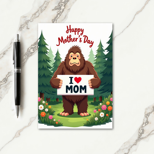 Woodland Love Mothers Day Card