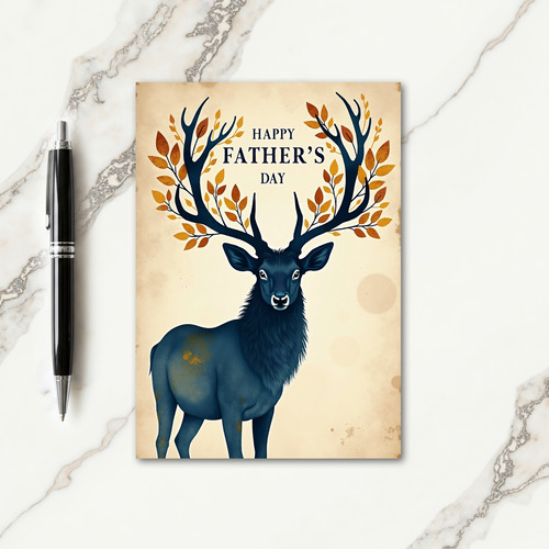 Woodland Monarch Fathers Day Card