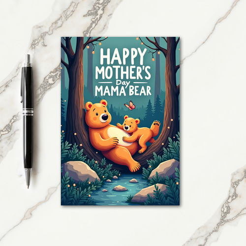 Woodland Mother Love Card