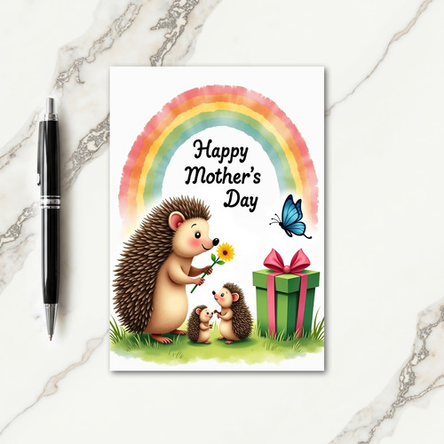 Woodland Mothers Day Blossom Card