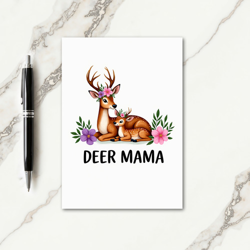 Woodland Mothers Day Card