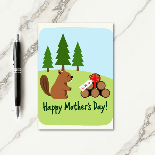 Woodland Mothers Day Gift Card