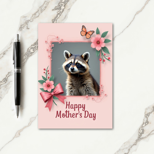 Woodland Mothers Day Illustration Card
