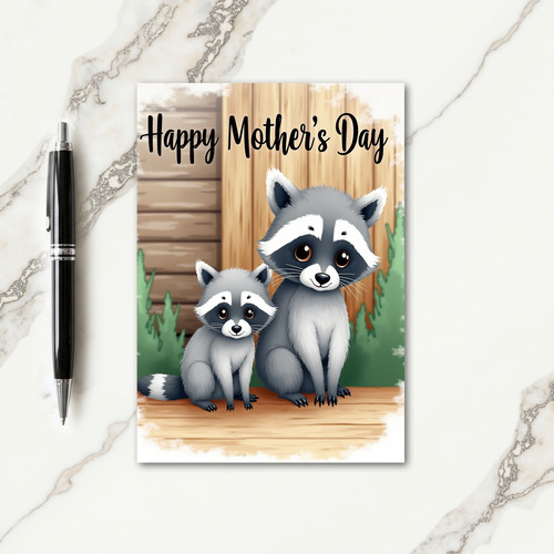 Woodland Mothers Day Love Card
