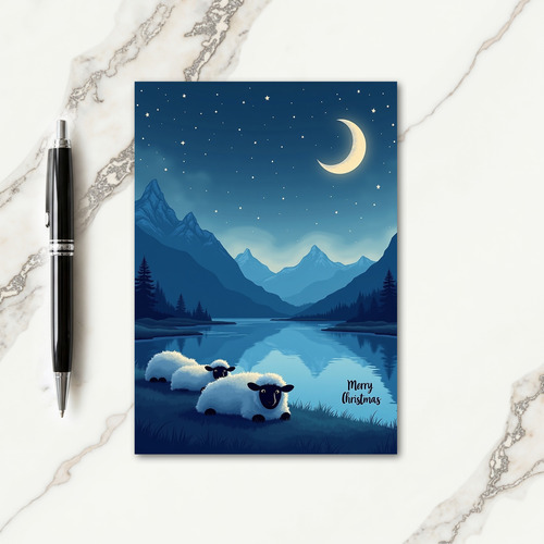 Woolly Friends Christmas Card