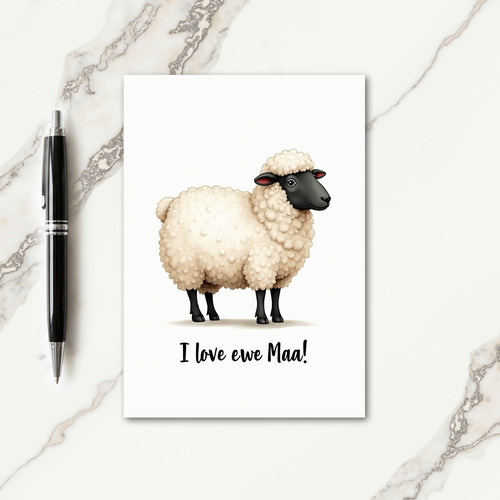 Woolly Sweet Mothers Day Card