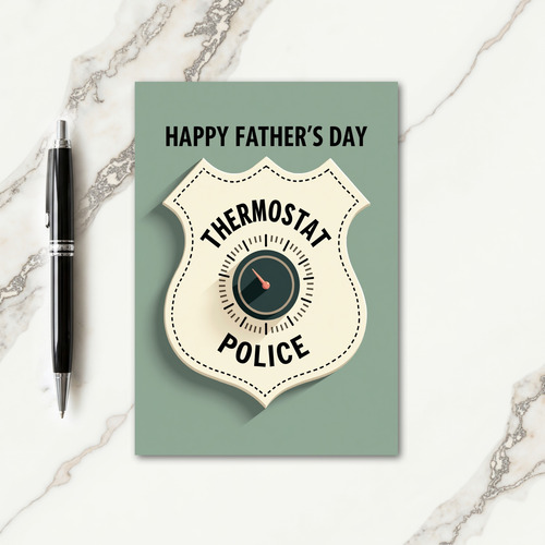 Worlds Best Dad Badge Card