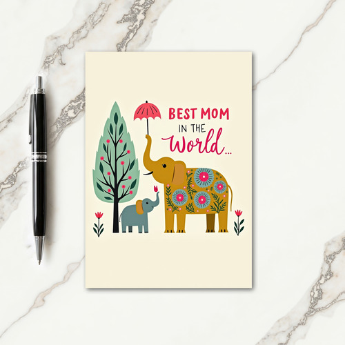 Worlds Best Mom Card