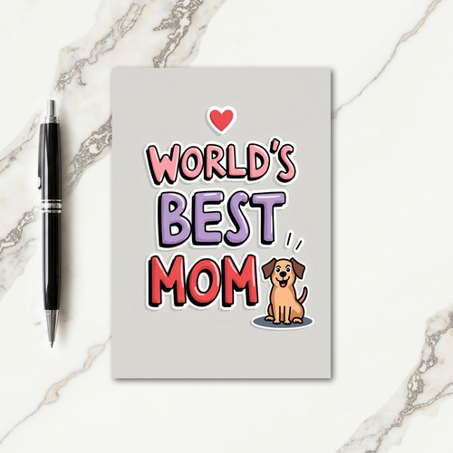 Worlds Best Mom Graphic Card