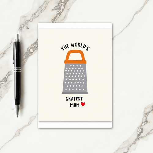 Worlds Gratest Mum Kitchen Card