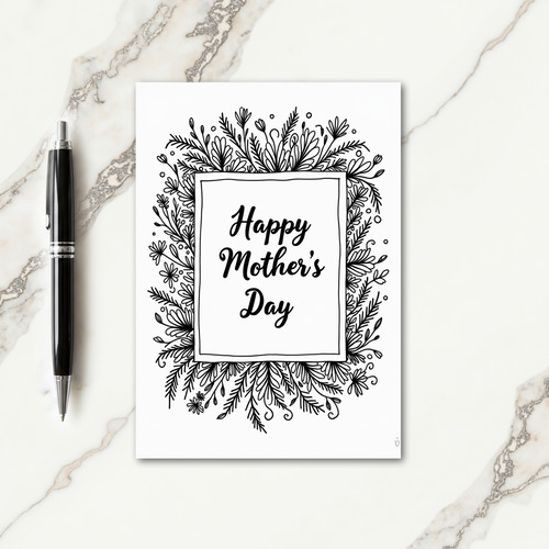Woven Happy Mothers Day Card