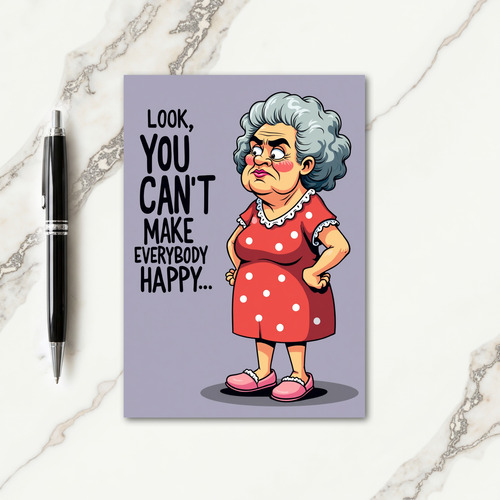 Wry Woman Birthday Card