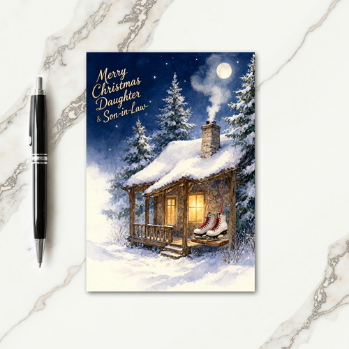 Xmas Card For Daughter And Son In Law Card