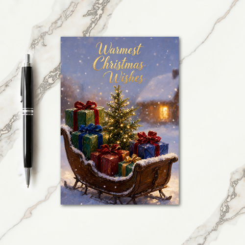 Xmas Card Greetings Card