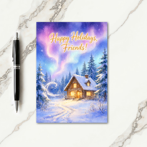 Xmas Card Greetings For Friends Card