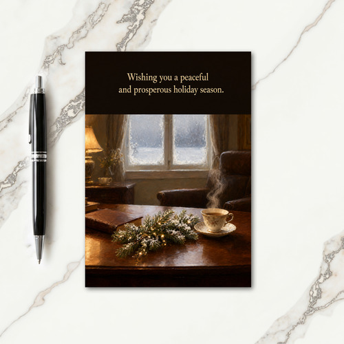 Xmas Card Messages For Boss Card