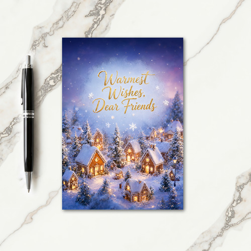 Xmas Card Messages For Friends Card