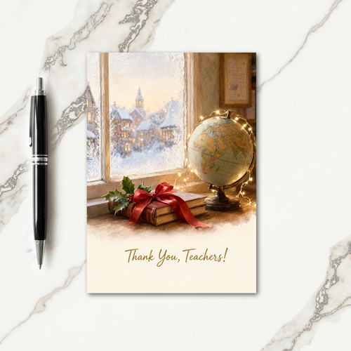 Xmas Card Messages For Teachers Card
