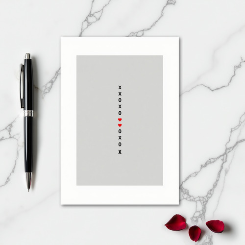 Xo Hearts Modern Love Card