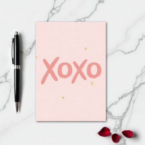 Xoxo Minimalist Card