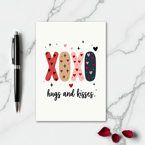 Xoxo Modern Love Card