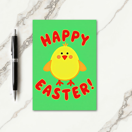 Yellow Bird Easter Card