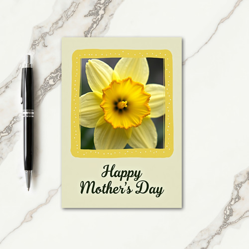 Yellow Blossom Mothers Day Card