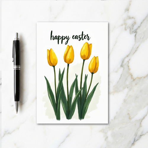 Yellow Blossom Springtime Card