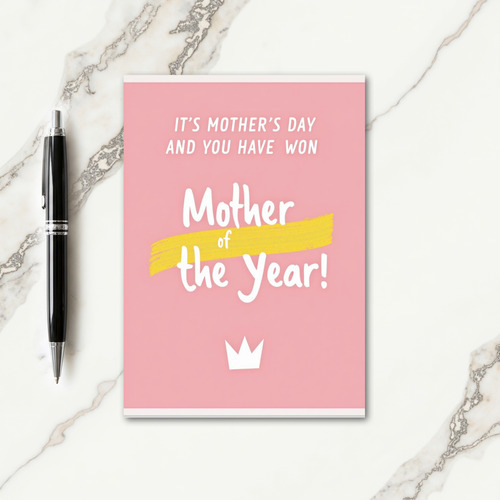 Yellow Brush Mother Love Card