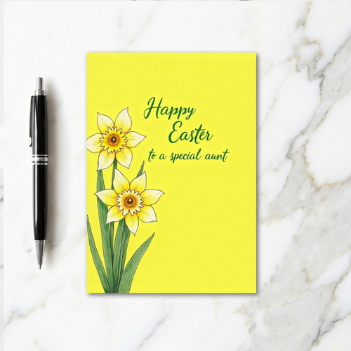 Yellow Floral Springtime Card
