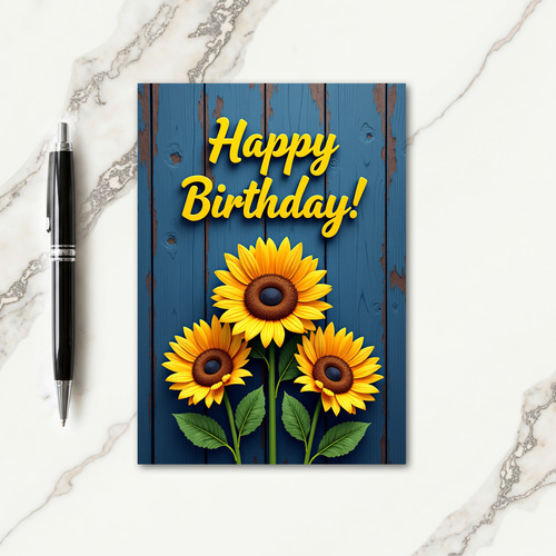 Yellow Flower Celebration Card