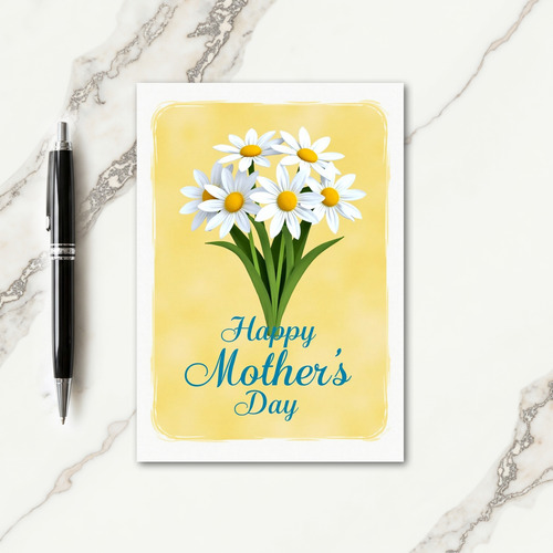 Yellow Mothers Day Card
