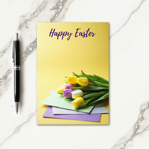 Yellow Polka Dot Celebration Card