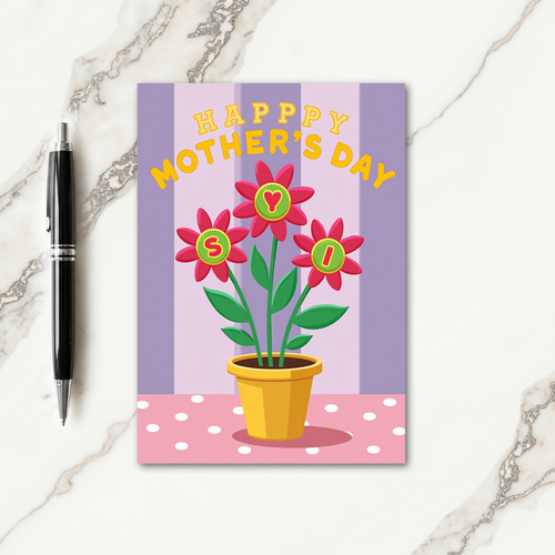 Yellow Pot Illustration Day Card