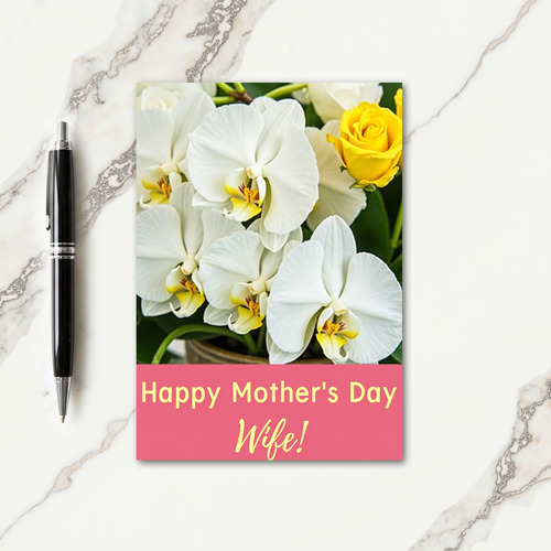Yellow Rose Mothers Day Card