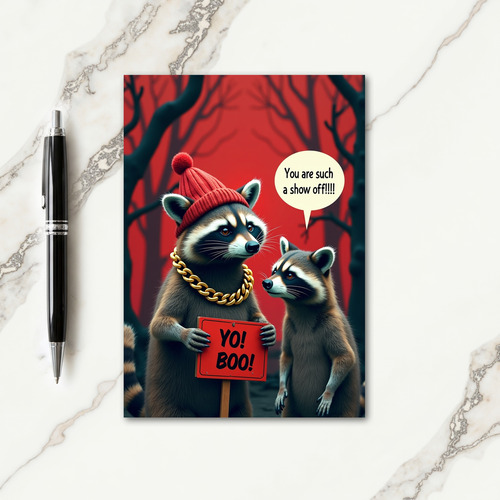 Yo Boo Halloween Card