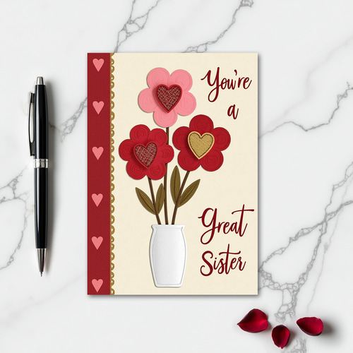 You Are A Great Sister Card