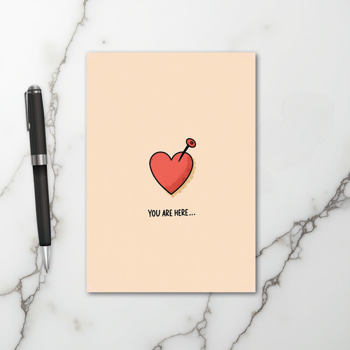 You Are Here In My Heart Card