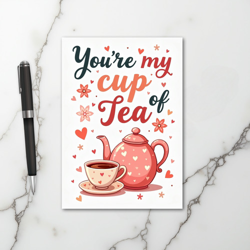 You Are My Cup Of Tea Love Card