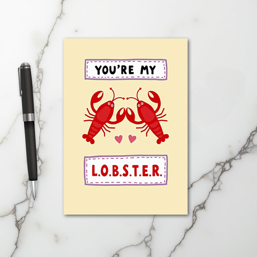 You Are My Forever Lobster Card