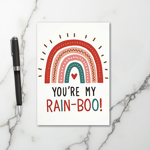 You Are My Rainboo Love Card
