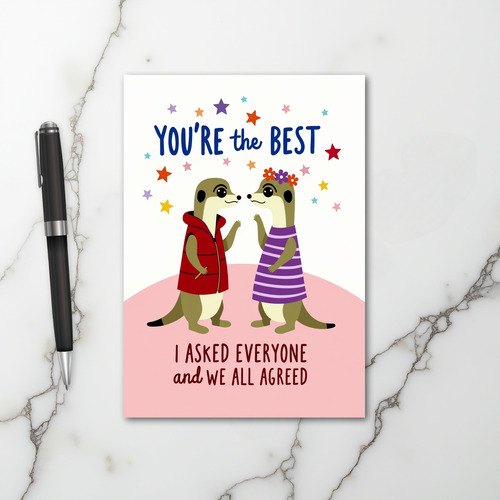 You Are The Best Appreciation Card