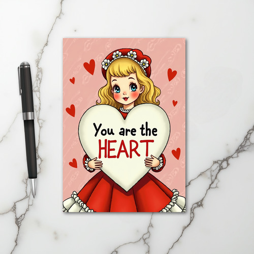 You Are The Heart Love Card