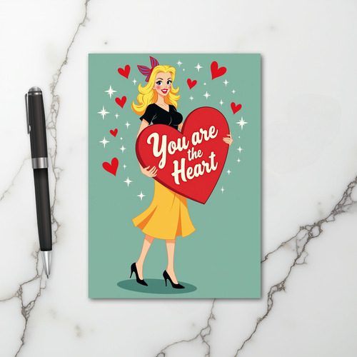 You Are The Heart Of Me Love Card