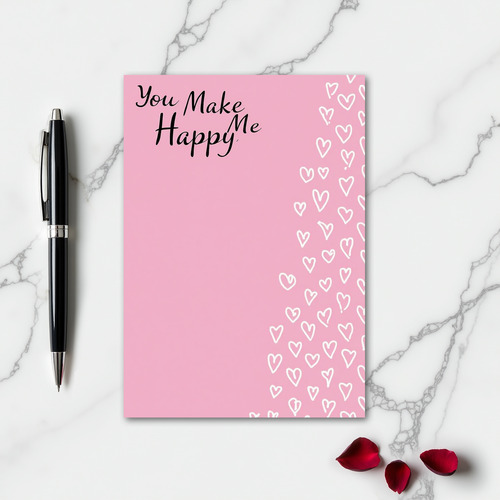 You Make Happy Me Sweet Card