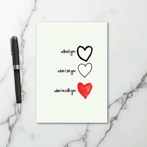 You Make My Heart Complete Card