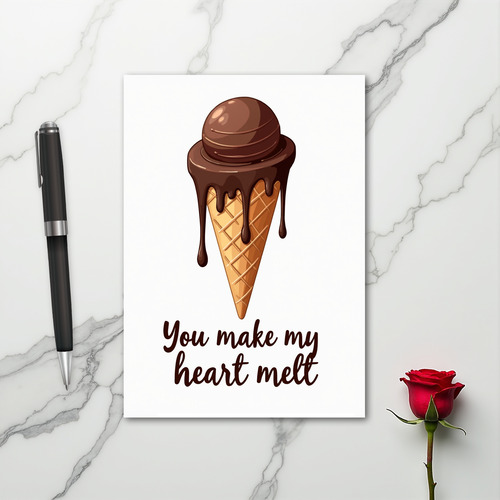 You Make My Heart Melt Card