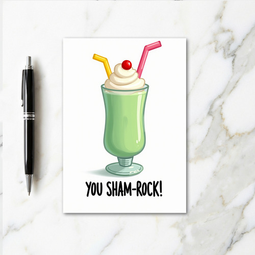 You Sham Rock Great Card