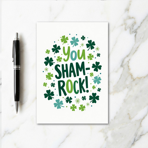 You Shamrock Great Job Card