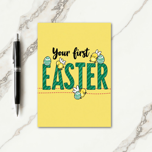 Your First Easter Celebration Card